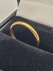 22ct Yellow Gold Thin Wedding Band Ring - Size K - 2.03 Grams