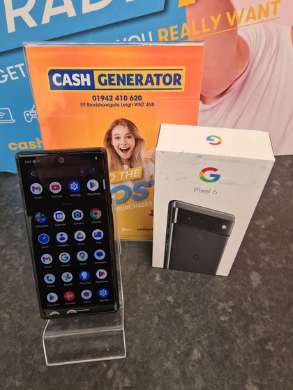 Google Pixel 6 128GB Stormy Black, LEIGH STORE