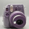 Fujifilm Instax Mini 9 Instant Camera Purple Battery operated and has no photo carts but has been tested and fully works