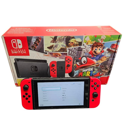 Nintendo Switch V1 Red with Accessories - Boxed