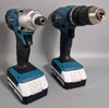 Makita 18V 2 x 2 Li-ion Cordless Combi drill & impact driver with carry Bag