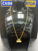 22ct Gold Chain and pendant, 9.51g 18"