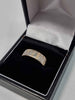 9ct Yellow & White Gold Patterned Ring - Size O - 3.50 Grams