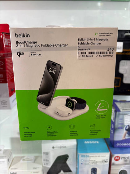 Belkin 3-in-1 magnetic foldable charger