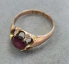 9ct Gold Ruby Ring size "N"