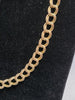 9CT - Yellow Gold Bismarck (Double Link) Necklace - 12.72g - 20" - Hallmarked