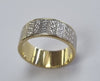 18ct White/Yellow Gold Ring Size N
