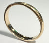 9ct yellow gold wedding band ring size X