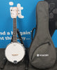 Kmise ukulele banjo with soft case