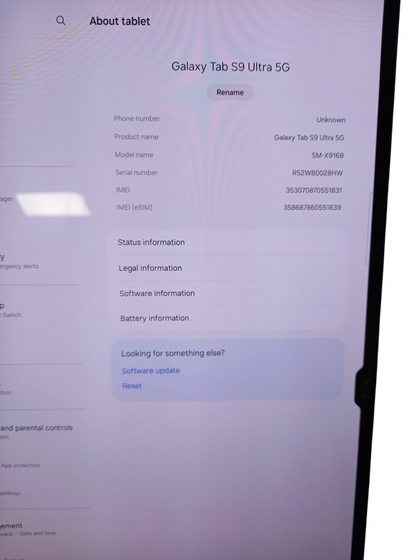 Samsung Galaxy Tab S9 Ultra 256GB 5G