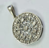 9ct White Gold Diamond Pendant