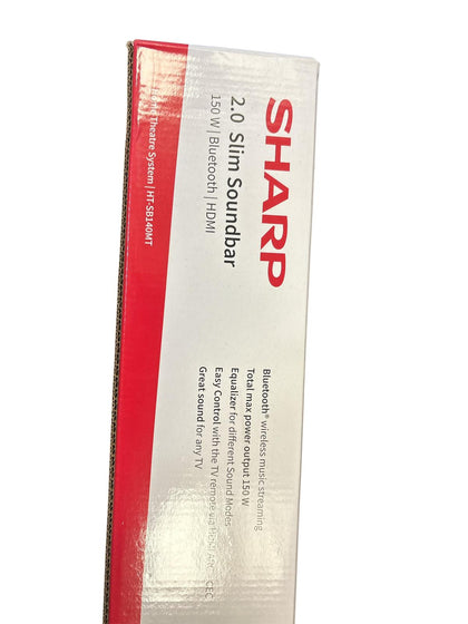 Sharp HT-SB140 Slim Soundbar 2.0