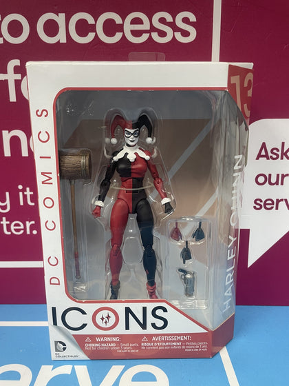 DC Comics Icons Harley Quinn Action Figure Collectibles.