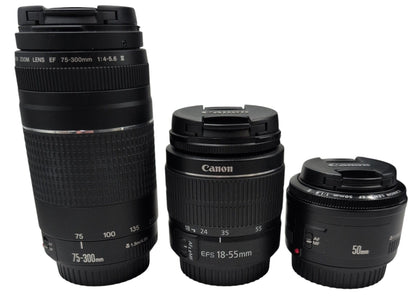 Canon EOS 1200D Camera Battery and Lens Bundle