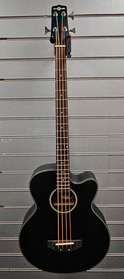 Acoustic Bass Guitar AB-100BK by Gear4music Black