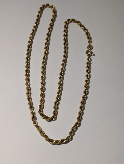 9ct Gold Rope Chain