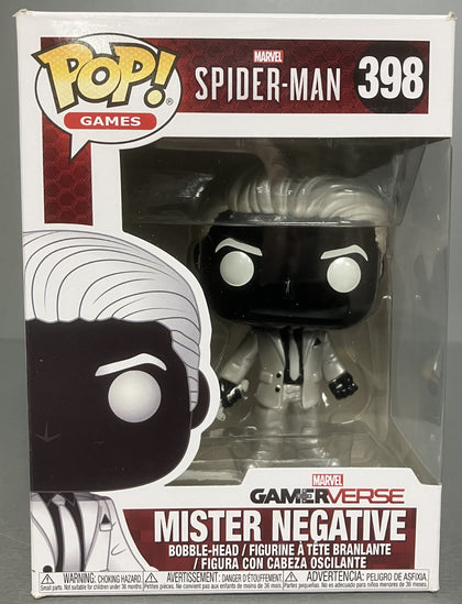 ** Collection Only ** POP! Games Spider-Man Mr Negative #398 Vinyl Figure