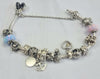 Pandora Bracelet 21cm + 15 Charms + Safety Chain