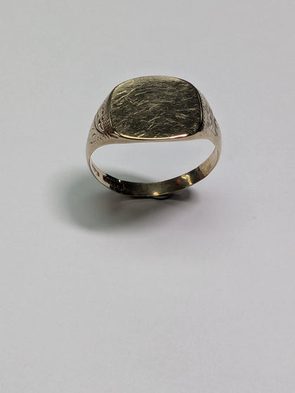 9CT GOLD SIGNET RING PRESTON STORE