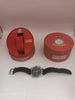 Citizen Eco-Drive Red Arrows Chronograph Stainless Steel/Black Leather Strap-Scratched Face
