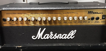 Marshall mg100hdfx and Marshall mg412a cab