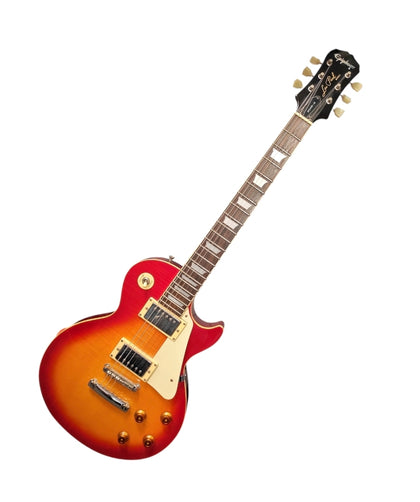 Epipone Gibson Les Paul Model Cherry Sunburst Electric Guitar w/case COLLECTION ONLY