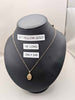 9ct Yellow Gold Chain Necklace With Elaborate Locket Pendant - 1.26 Grams - 18" Long