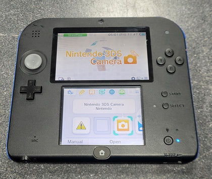 Nintendo 2ds Blue & Black Console