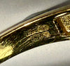 9CT Gold Ring with Clear Stones Size O