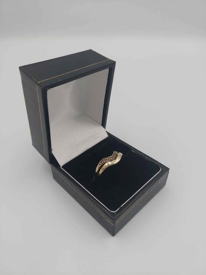 (9k Hallmarked&Tested) Gold Twin Ring Set, 2.2g, Size P
