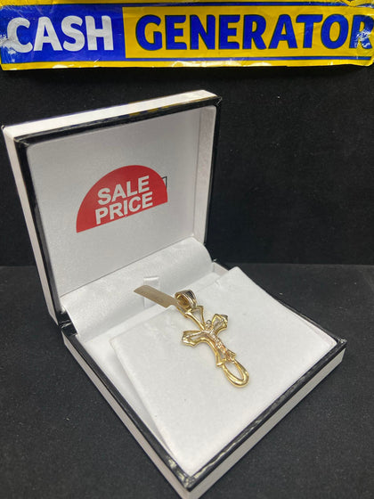 14ct Gold Crucifix Pendant 4.51g