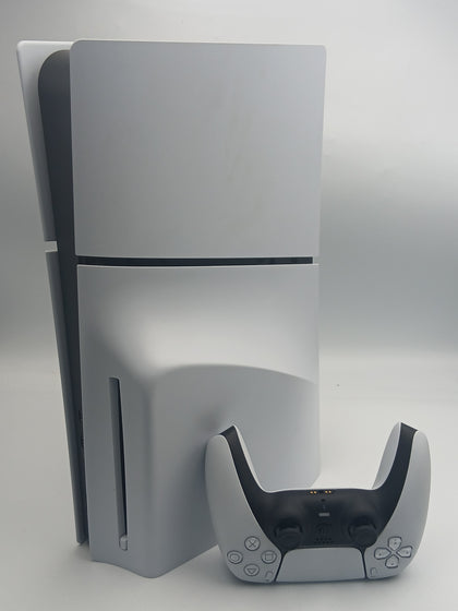 Sony Playstation 5 (ps5) Slim disc edition 1TB console with 1 controller and all leads UNBOXED