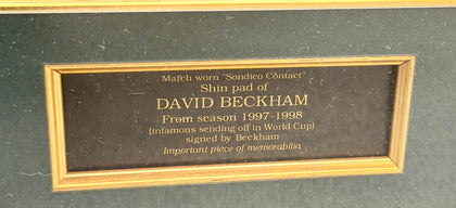 David Beckham 1997-1998 Season Worn ShinPad