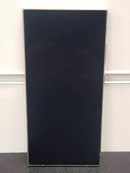 *Hairline Crack On Screen* Samsung Galaxy S24 Ultra 256GB Titanium Yellow, Unlocked To Any Network