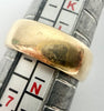 9ct yellow gold wedding band ring size L 1/2