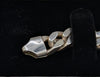 925 Hallmarked, Silver, Thick Curbed Bracelet, 8", 32.31g