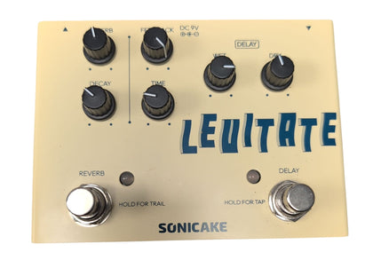SONICAKE Levitate Delay Reverb 2 in 1 Guitar Effects Pedal
