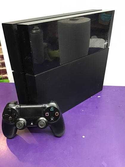 PS4 with controller.