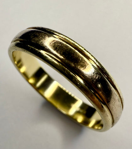 9ct Gold Wedding Band Size W