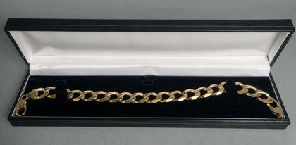 9ct Gold Bracelet 375 32.5G 9'' in Length