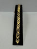 9ct Fancy Gents Bracelet , 26.9g - ** Hallmarked ** 23cm Length, 1cm Wide