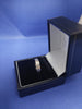 9K White Gold Ring, 375 Hallmarked & Tested, Zirconia Stones (SHINY CZ STONES) Weight: 3Grams, Size: L, Box Included