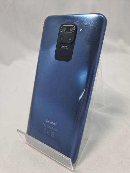 Redmi Note 9 Pebble blue 128GB smartphone unlocked unboxed (scratch on screen)