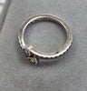 Pandora 2 Sparkling Hearts Ring Size 50