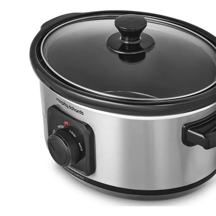 Morphy Richards Stainless Steel 3.5L Slow Cooker