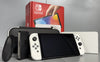 Nintendo Switch OLED - White Console Bundle ( + Unboxed Crash Bandicoot N. Sane Trilogy ) ** Boxed **