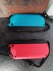 Nintendo Switch Joy-Con Controller Pair (Neon Red/Neon Blue) with wrist straps