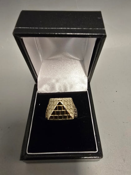 9cy Gold Ring 375 9.4G Size P