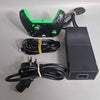 Xbox One 500GB With Wired Controller and Leads BLACK GREEN THIRD PARTY PAD