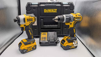 DeWalt DCK2062P2T 18V Combi Drill & Impact Driver Twin Pack 2x 5.0Ah Batts & Charger **BRAND NEW**